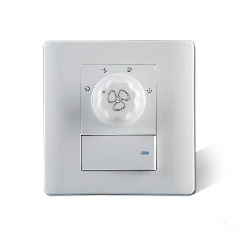 Smartes Wandpanel zur Steuerung von Deckenventilator-Geschwindigkeit und Licht